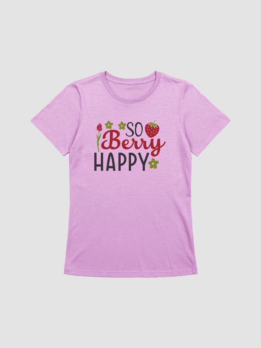 Bella+Canvas Women's Supersoft Relaxed-fit T-Shirt Berry Happy product image (1)