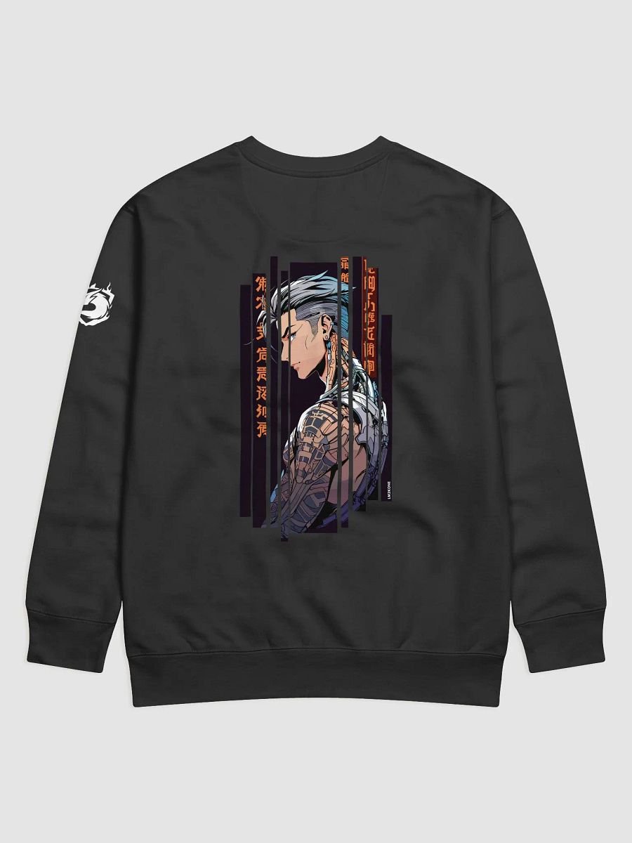 Cyber ​​orange tattooed man Sweatshirt product image (2)
