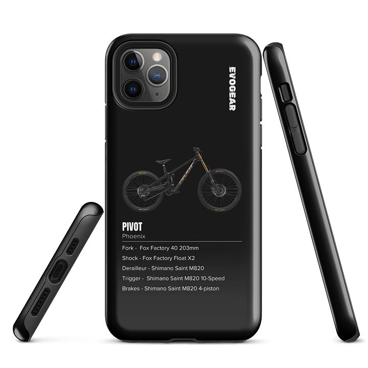 Black Pivot Phoenix iPhone Case product image (5)