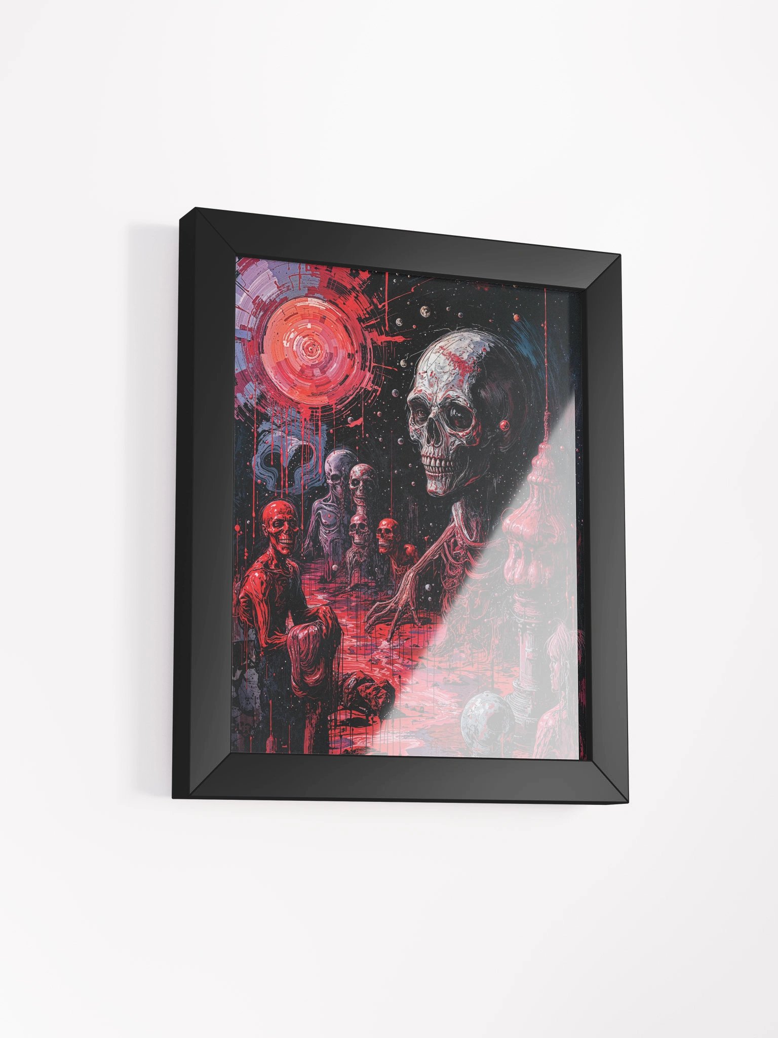 Red Orbit of the Damned Framed Print product image (12)