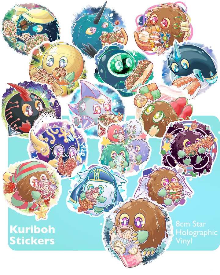 Yu-Gi-Oh! Kuriboh Holographic Stickers product image (1)