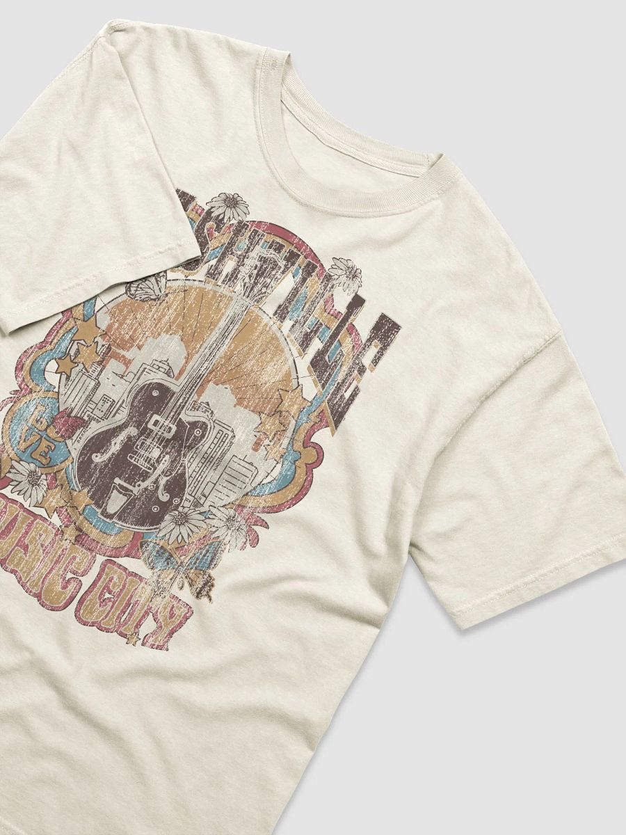 Nashville Music City Tee | Retro-Style Western Grunge T-Shirt for Travel and Road Trips product image (10)