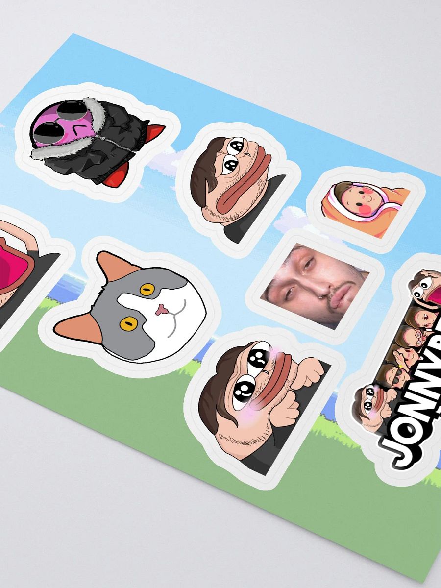 JonnyBebop Sticker Sheet & 8-Bit Backdrop product image (2)