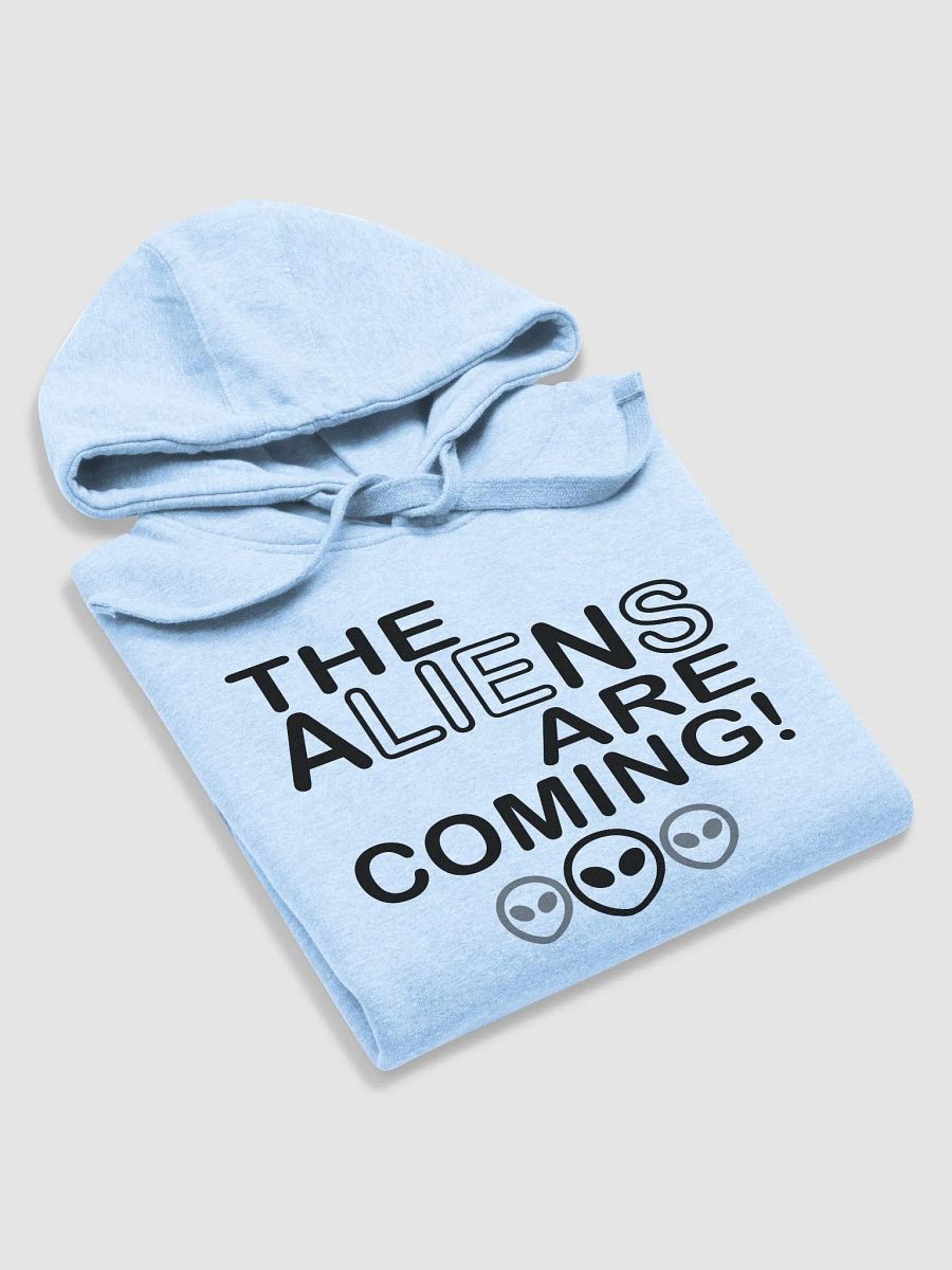 The Aliens Are Coming! - Black - Cotton Heritage Unisex Premium Hoodie product image (4)