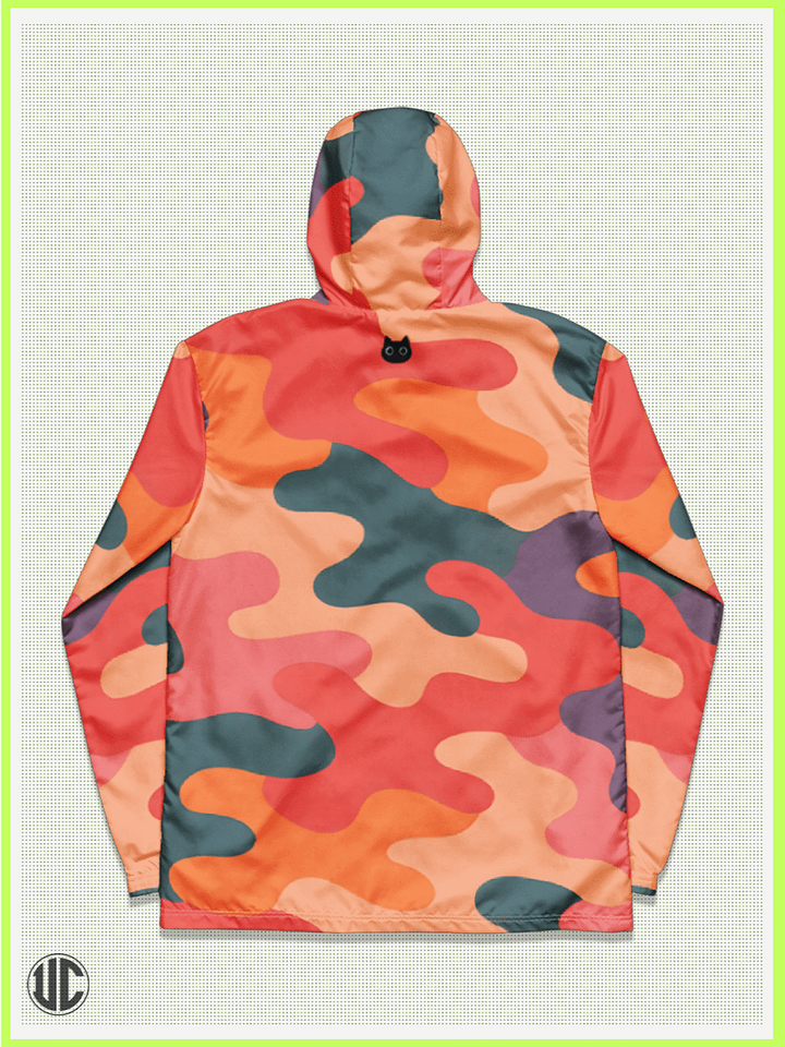Becky's Coral Camo – Windbreaker product image (2)