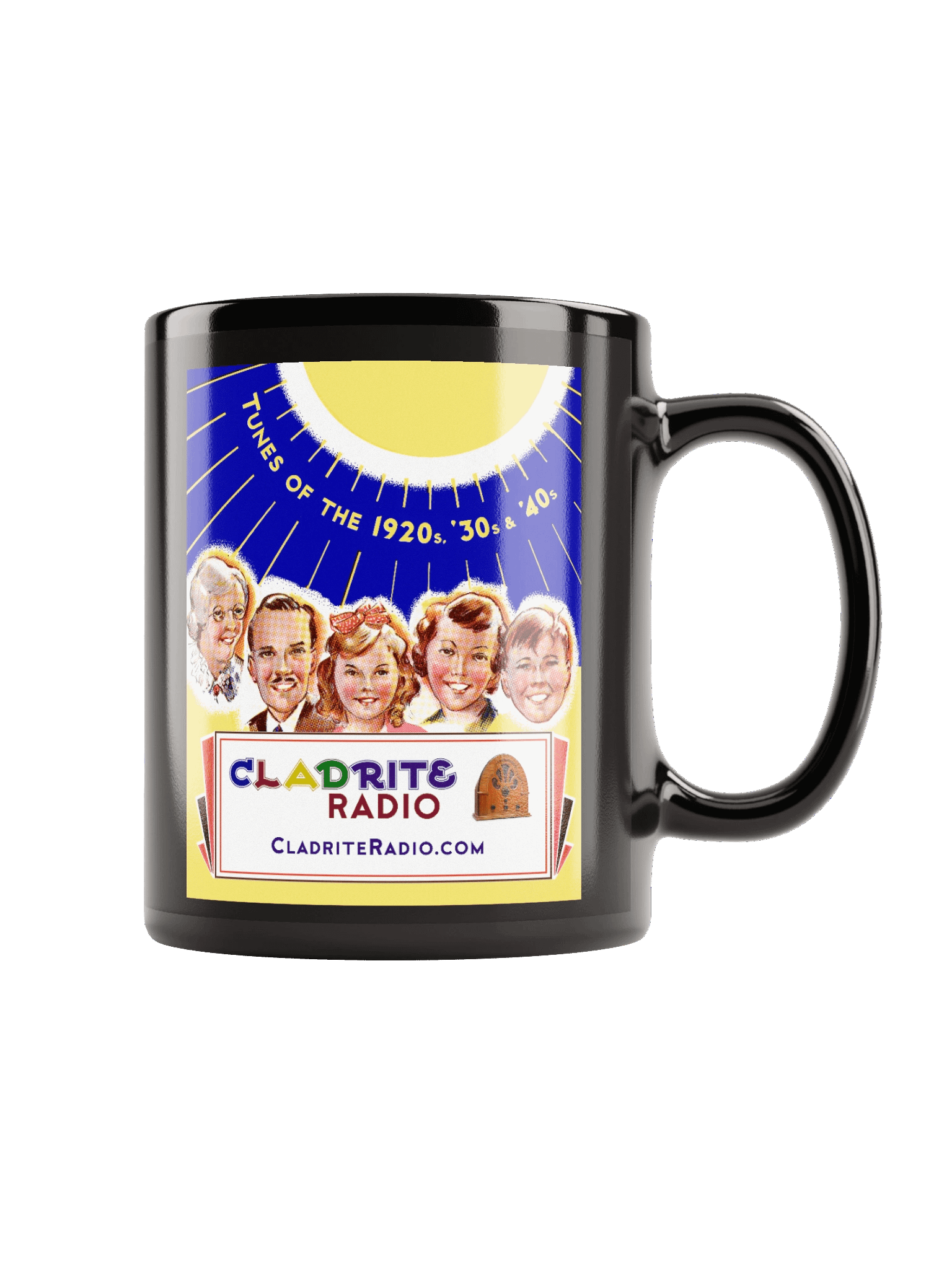 'Sunny Day' Black Mug product image (1)