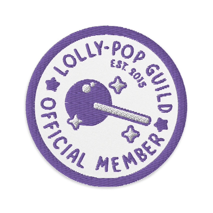 Lolly-Pop Guild Member Patch [White] product image (1)