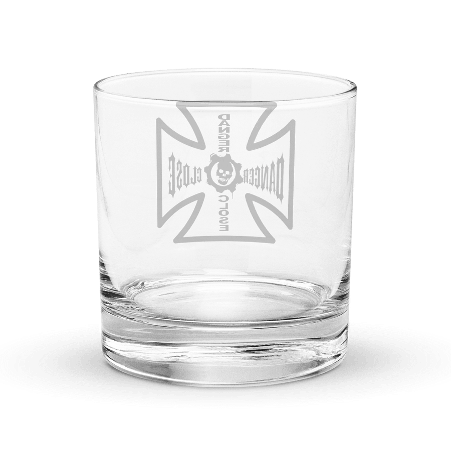 Danger Close Iron Cross Rocks Glass product image (4)