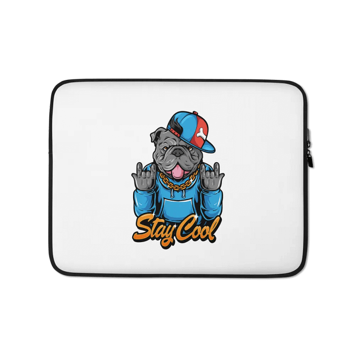 Cool Bulldog 13-Inch Laptop Sleeve: Stylish Protection with a Bold Edge product image (1)