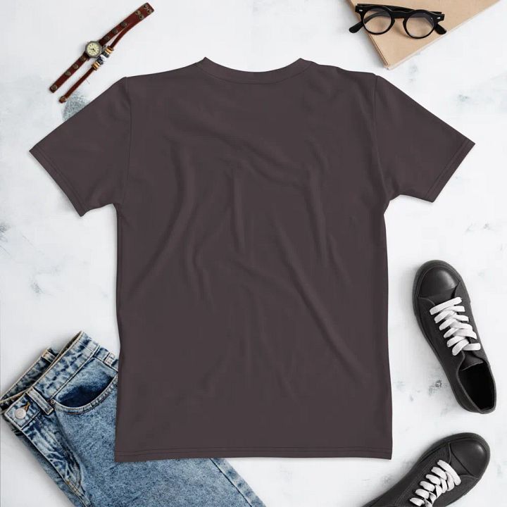 Plain Dark Brown True Summer Women's Crewneck Polyester Heavyweight Premium T-Shirt by Treasure Pie product image (2)