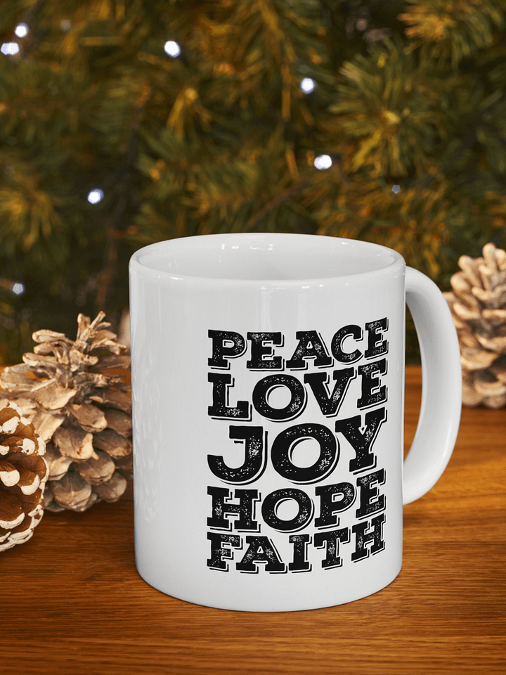 Peace Love Joy Hope Faith product image (1)