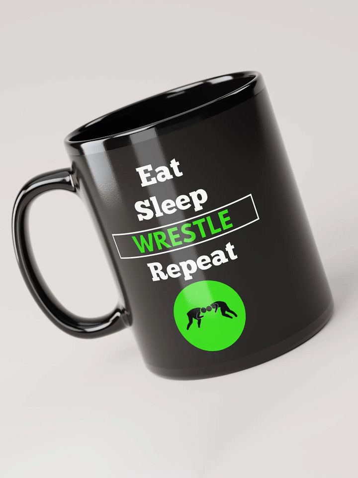 Eat Sleep WRESTLE Repeat Cup product image (1)