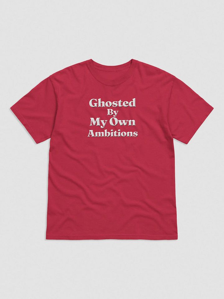 'Ghosted By My Own Ambitions' Embroidered Tee product image (36)