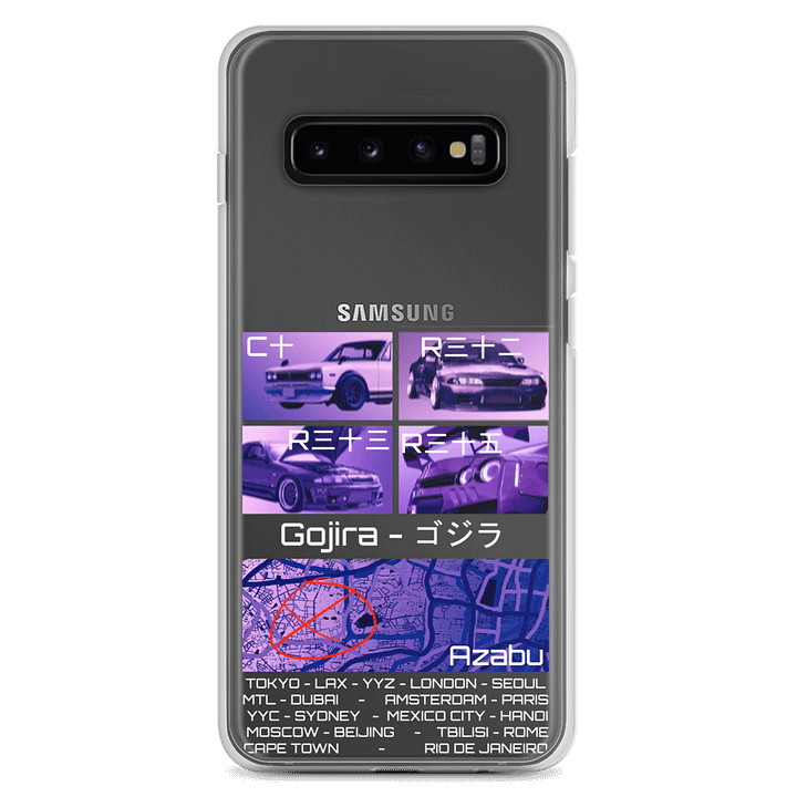 Gojira-Birthplace, List of Cities (White) Phone Case S product image (2)