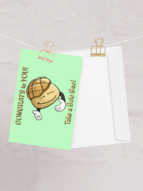 Take a Bolo Bao Congratulation Greeting Card product image (4)