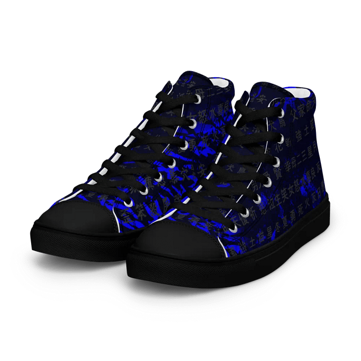 Retro Asian - Inspired | High Top Canvas Shoes product image (1)