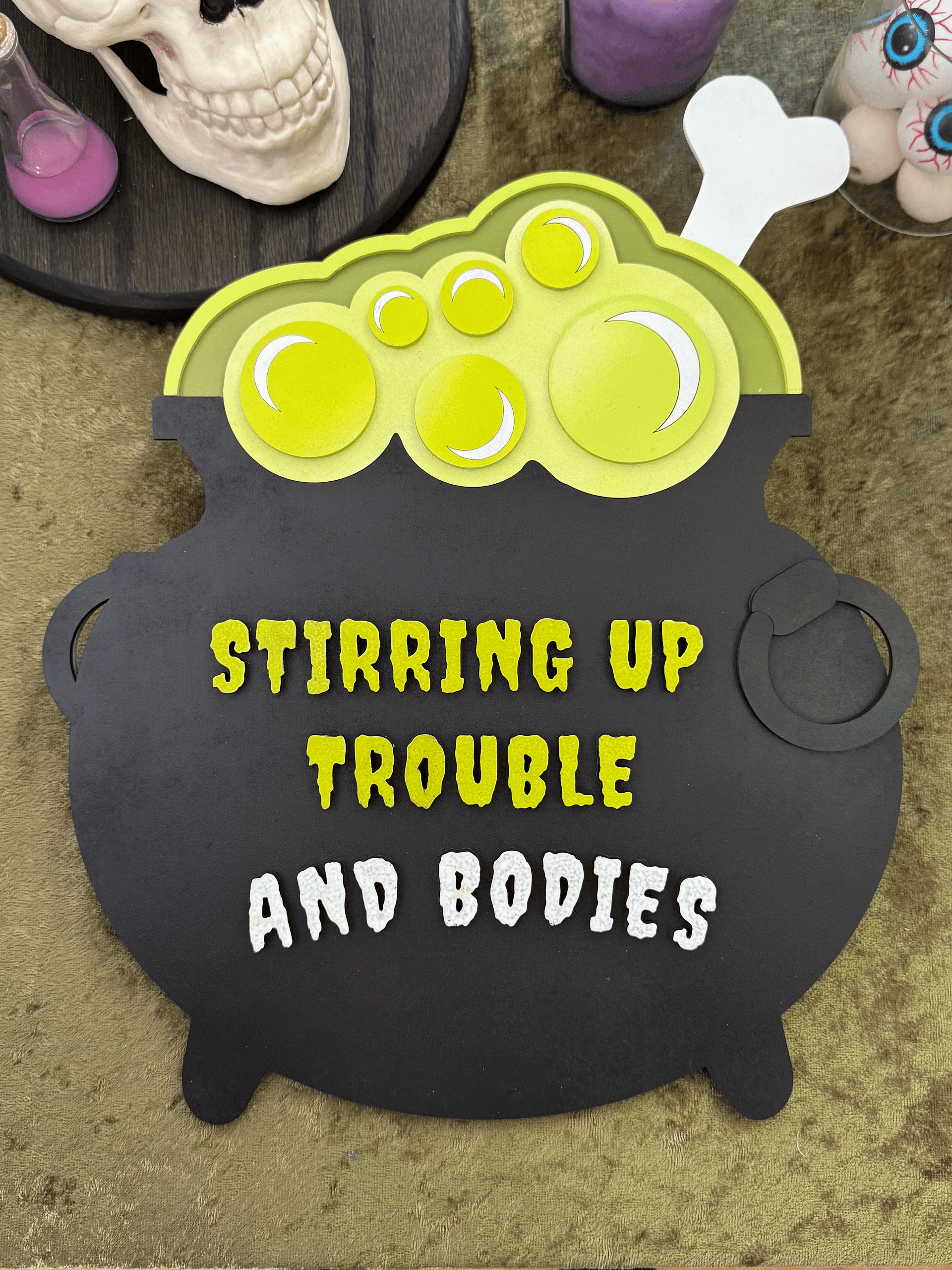 Witch's Cauldron | Wooden Wall Art product image (3)