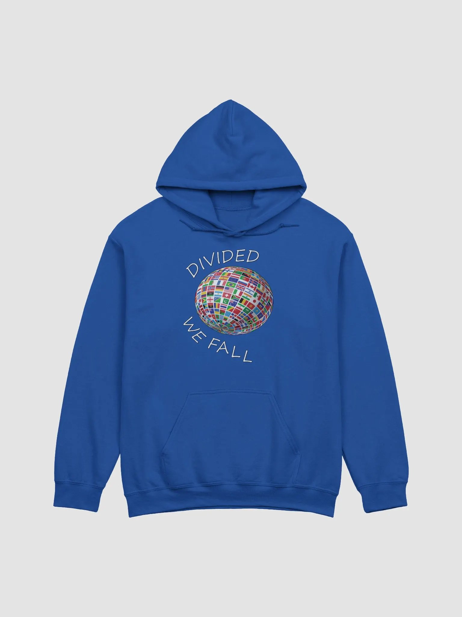 Divided We Fall - Nations - Globe - Gildan Classic Hoodie product image (2)