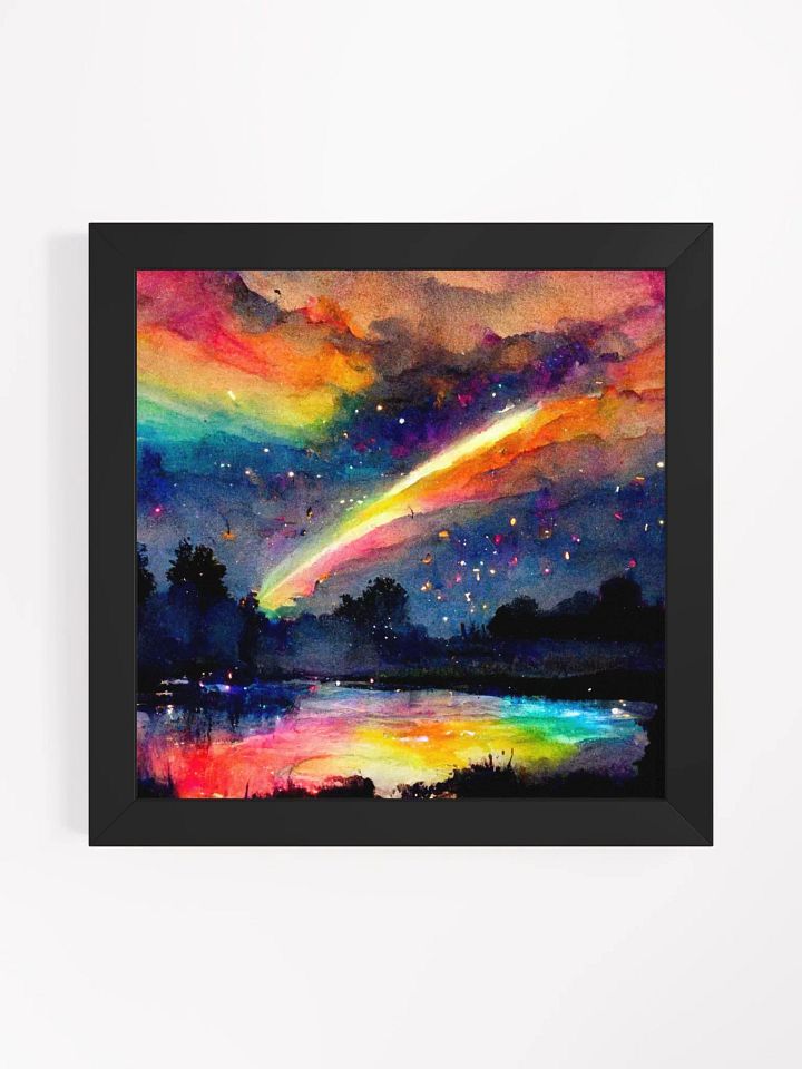 Vibrant Ayous Wood Framed Matte Poster product image (5)