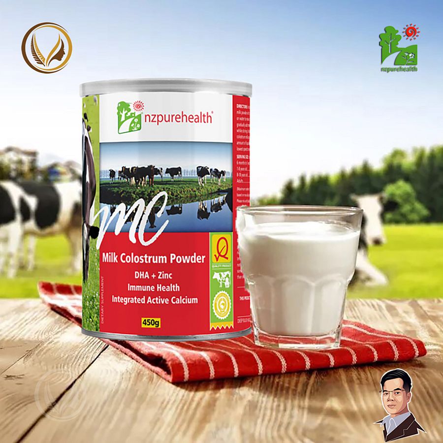Bột sữa non New Zealand Nz Pure Health Milk Colostrum Powder 450g product image (3)