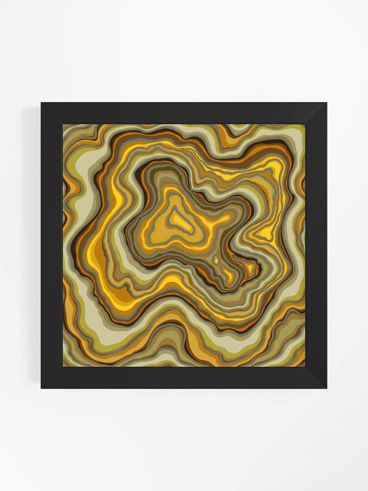 Vibrant Ayous Wood Framed Poster - Stone No. 11 product image (11)