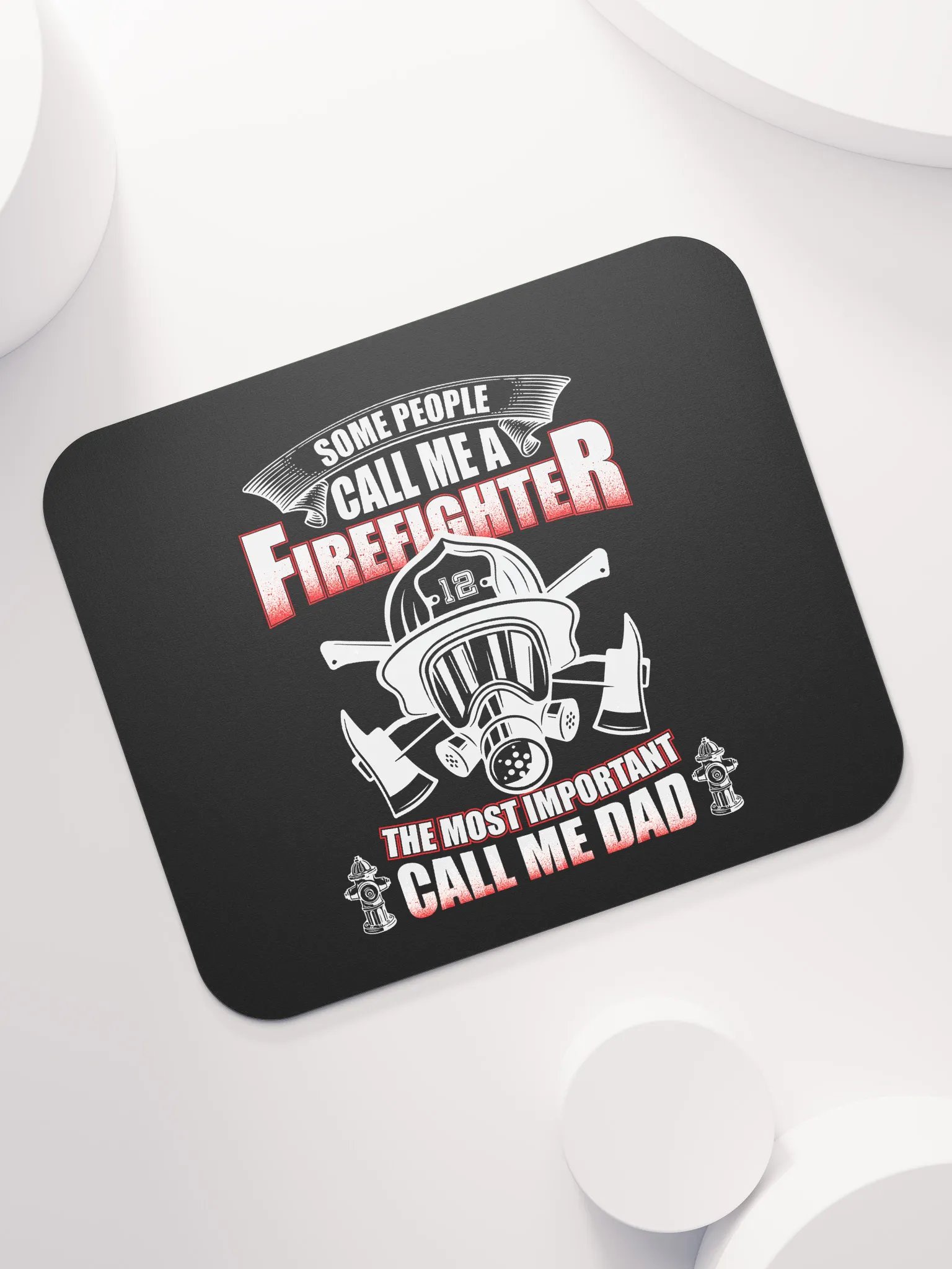 Firefighter Dad - Mouse Pad product image (7)