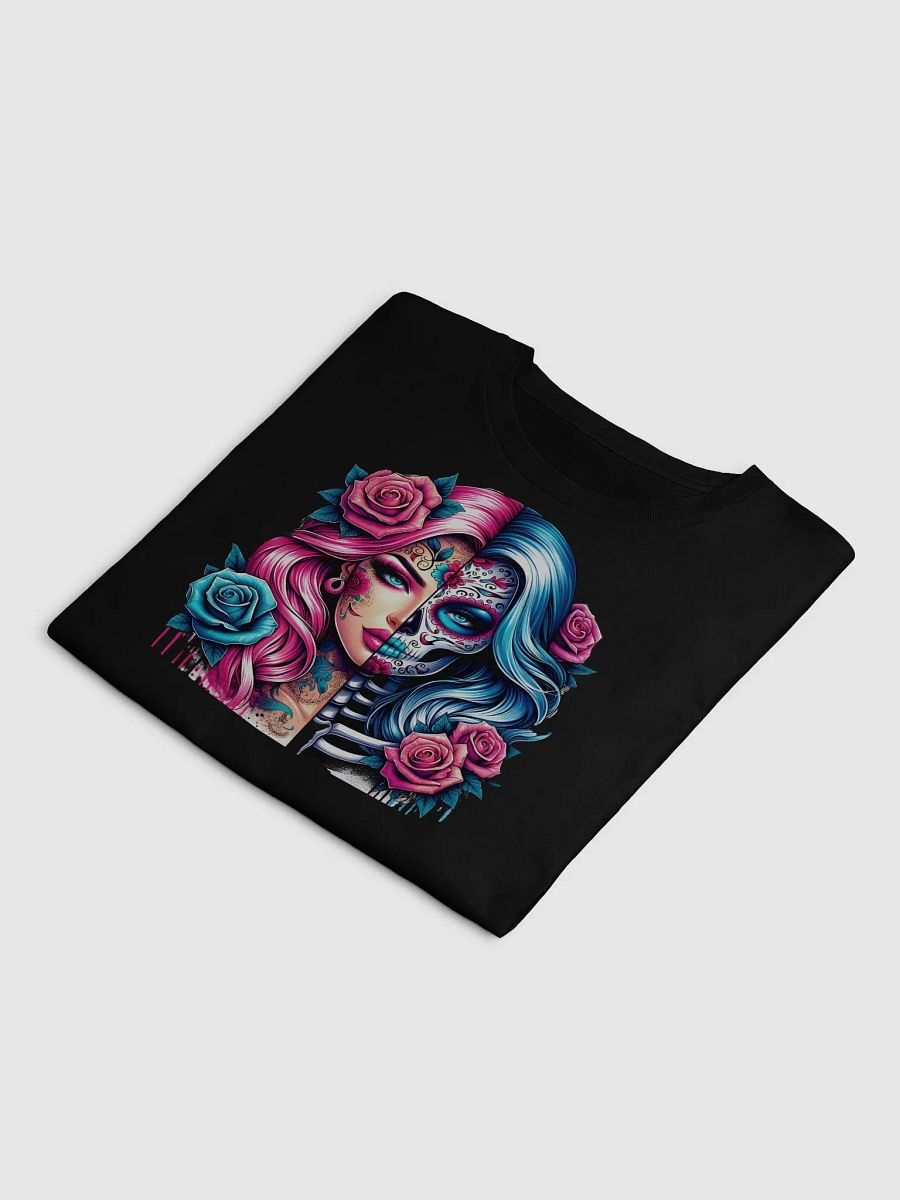 Vibrant Woman Day of the Dead Crop Top product image (3)