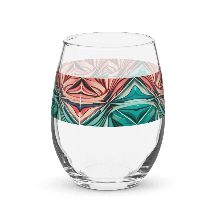 Graphic Grove Abstract Design Stemless Wine Glass - 15oz product image (3)