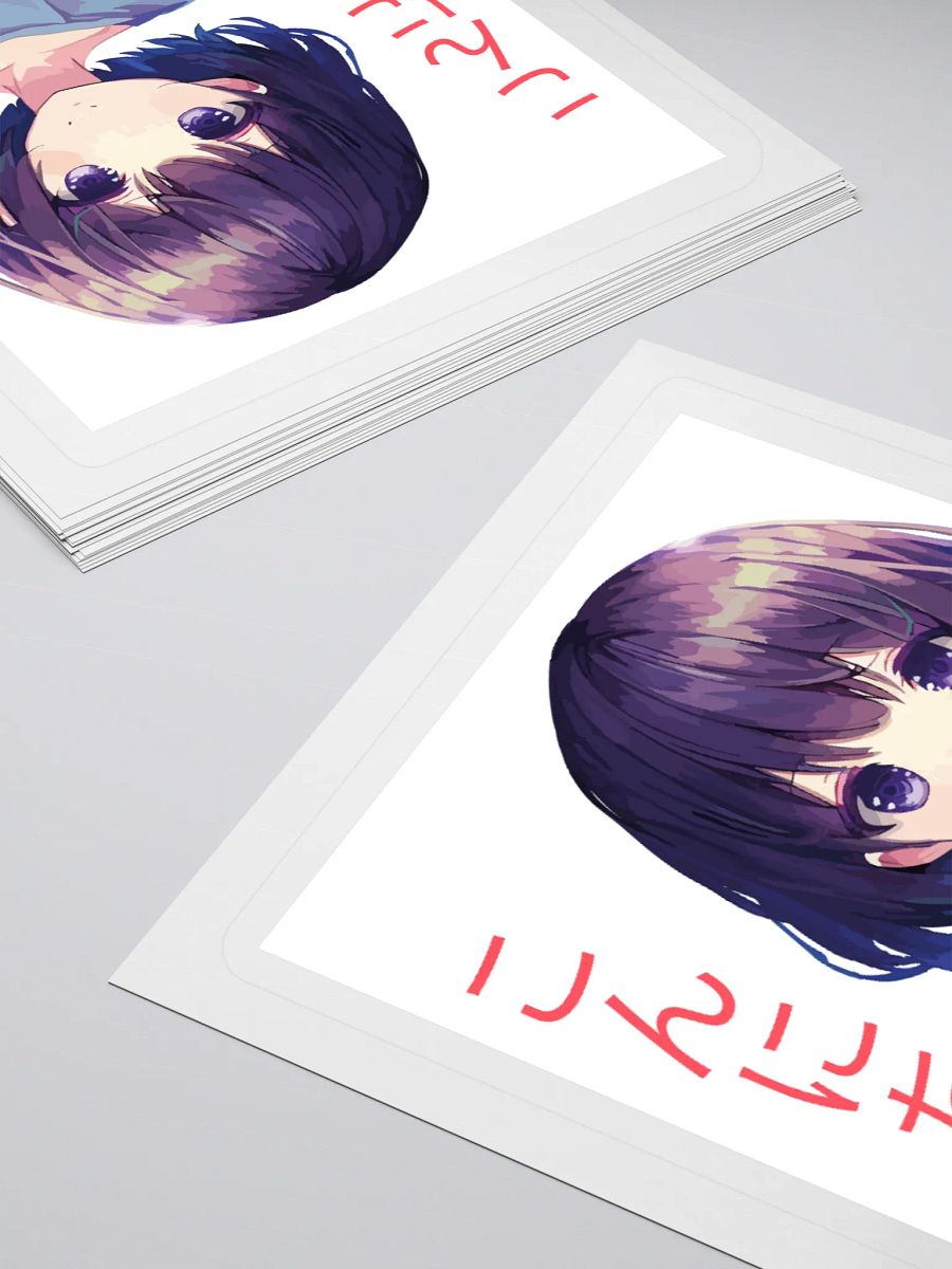 Cute Anime Girl Sticker - Japanese Konnichiwa Aesthetic Waterproof Decal product image (11)