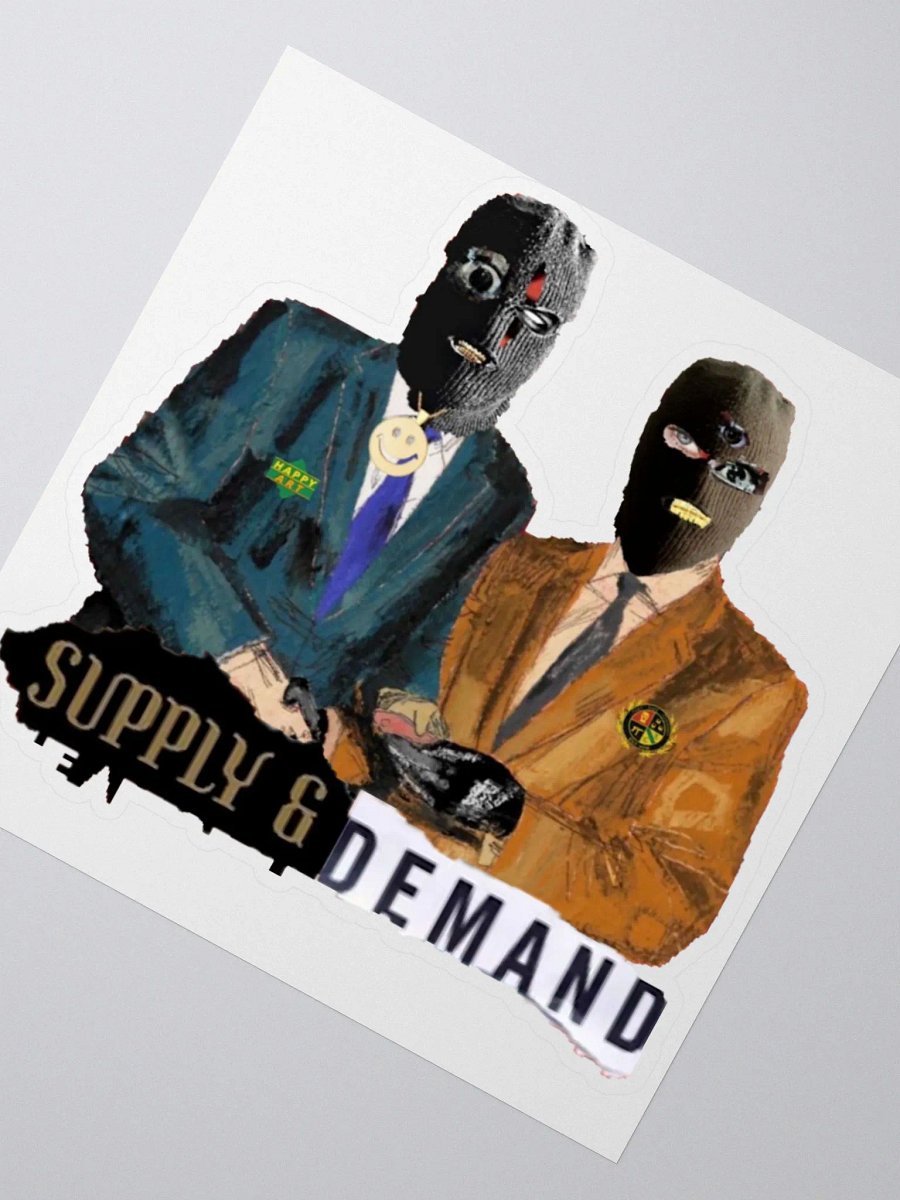SUPPLY & DEMAND STICKER product image (2)