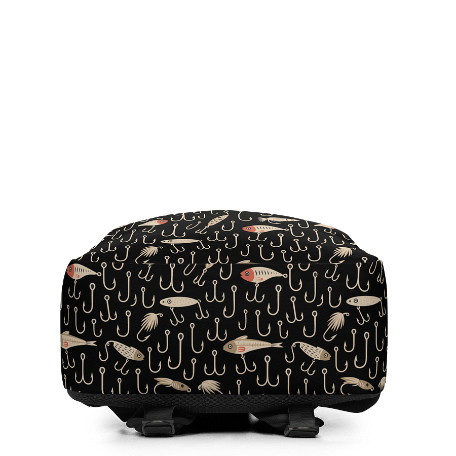 Fisherman’s Backpack – Hooks & Lures Pattern product image (4)