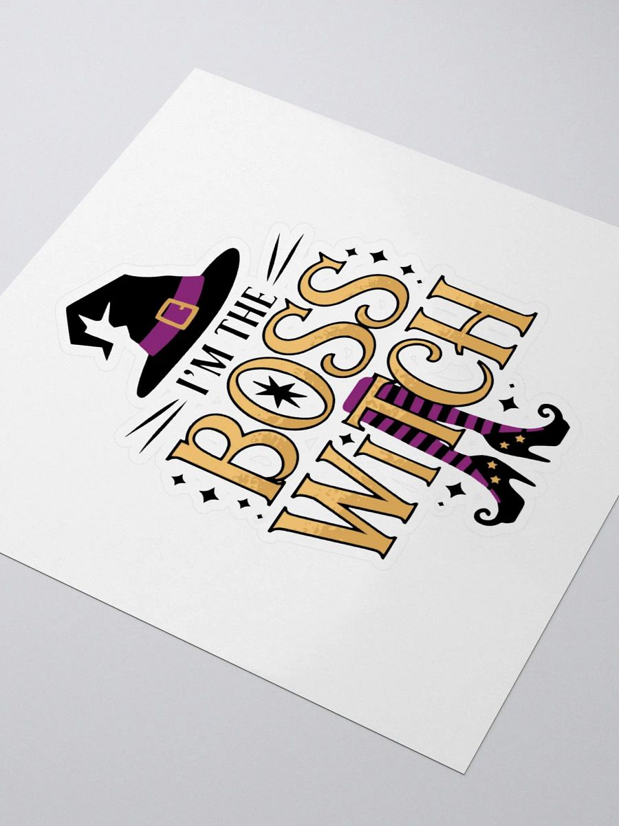 Boss Witch Sticker Set product image (3)