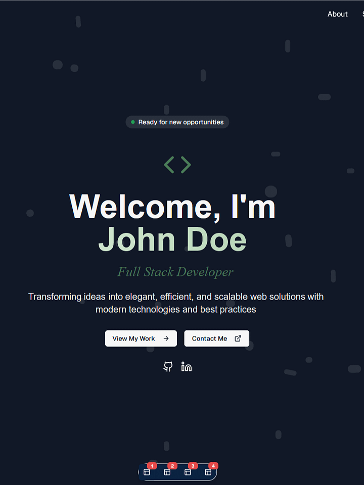 Next.js 15 Portfolio Template product image (2)
