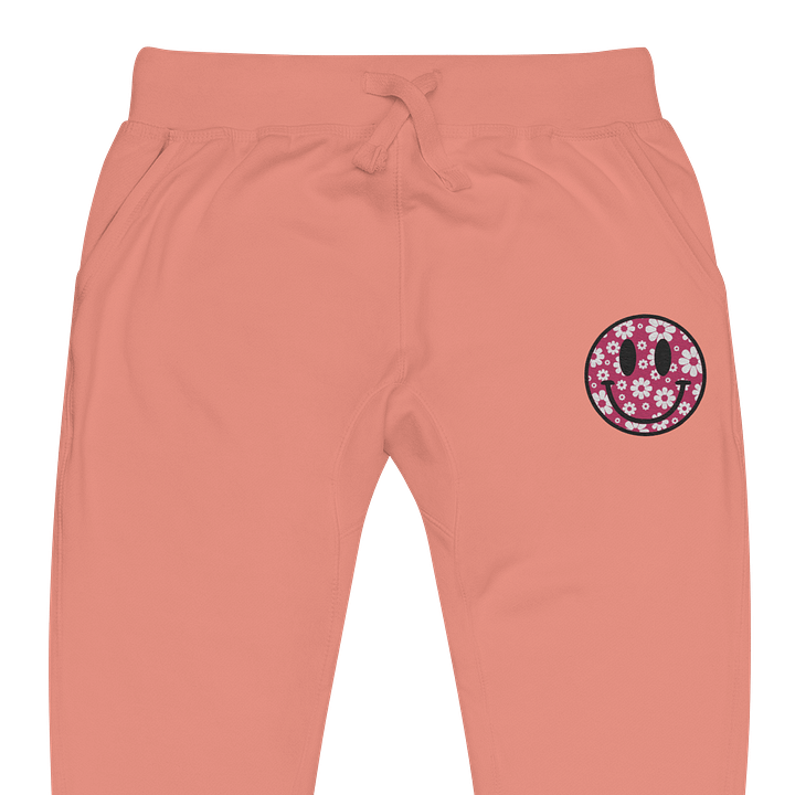 Floral Smiley Fleece Joggers product image (3)