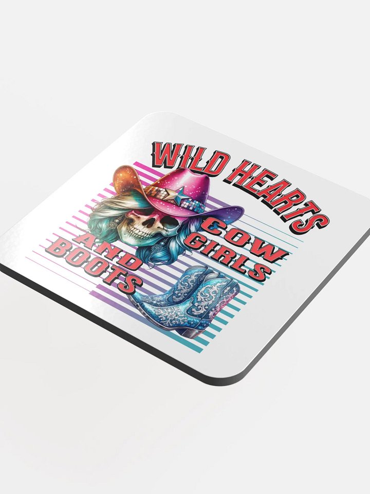 Wild Hearts Cowgirls And Boots Coaster Set product image (1)