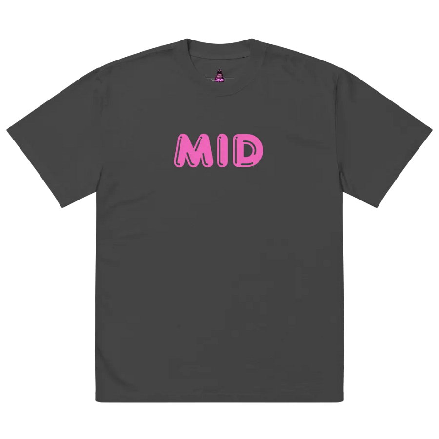 Mid Pink Print Oversized T-shirt product image (6)