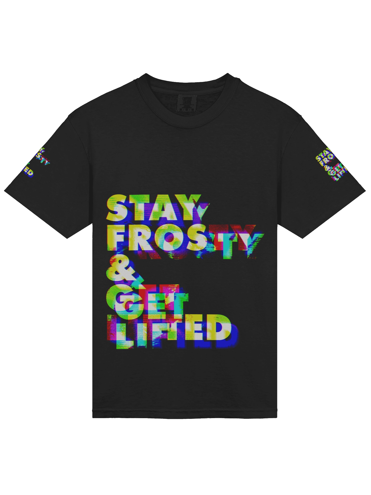 Stay Frosty & Get Lifted Anaglitched All Over product image (3)
