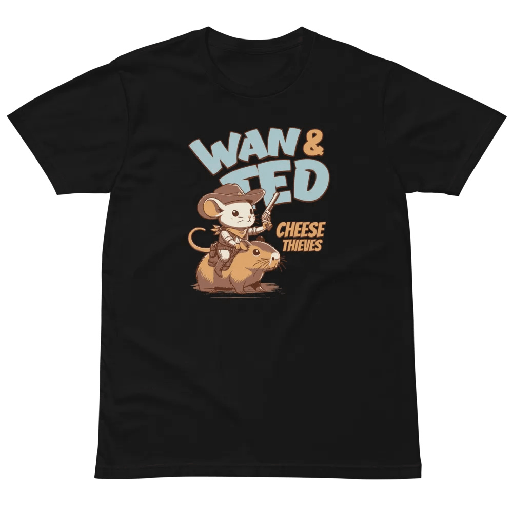 WAN & TED Cowboy Mouse Unisex T-Shirt product image (4)