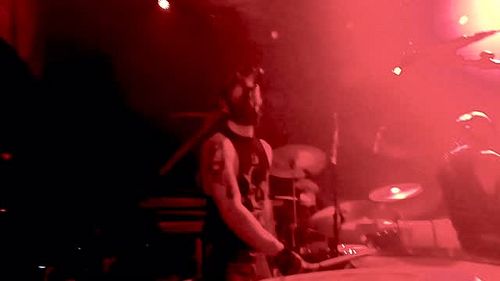 Not everyday you get to do a drum solo on a beer keg, in a gas mask. Okay, when you play in @streetdrumcorps it is. 🛢️ Watch ...
