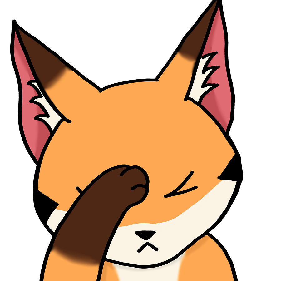 Face Palm Sticker product image (1)