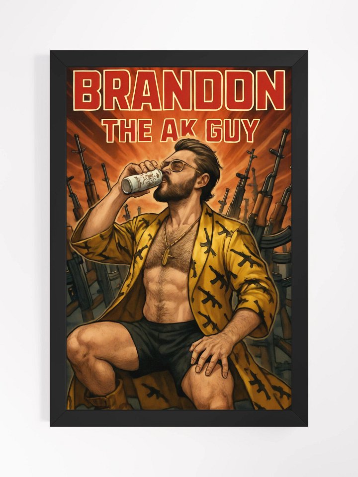 Brandon The AK Guy Framed Poster product image (1)