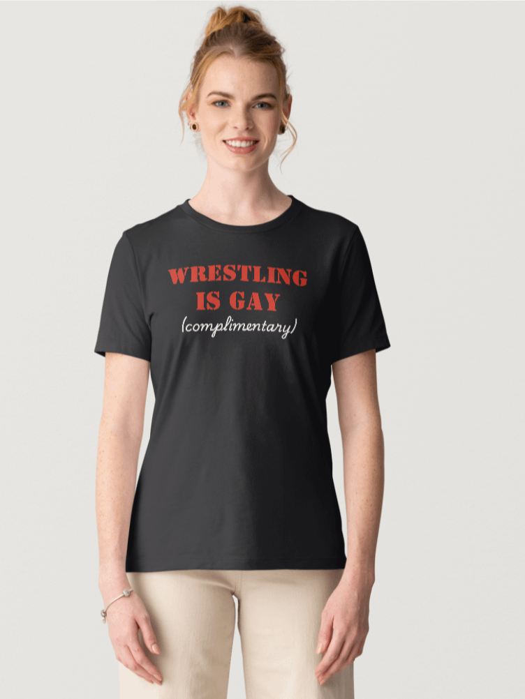 Wrestling is Gay (complimentary) - T-shirt product image (1)