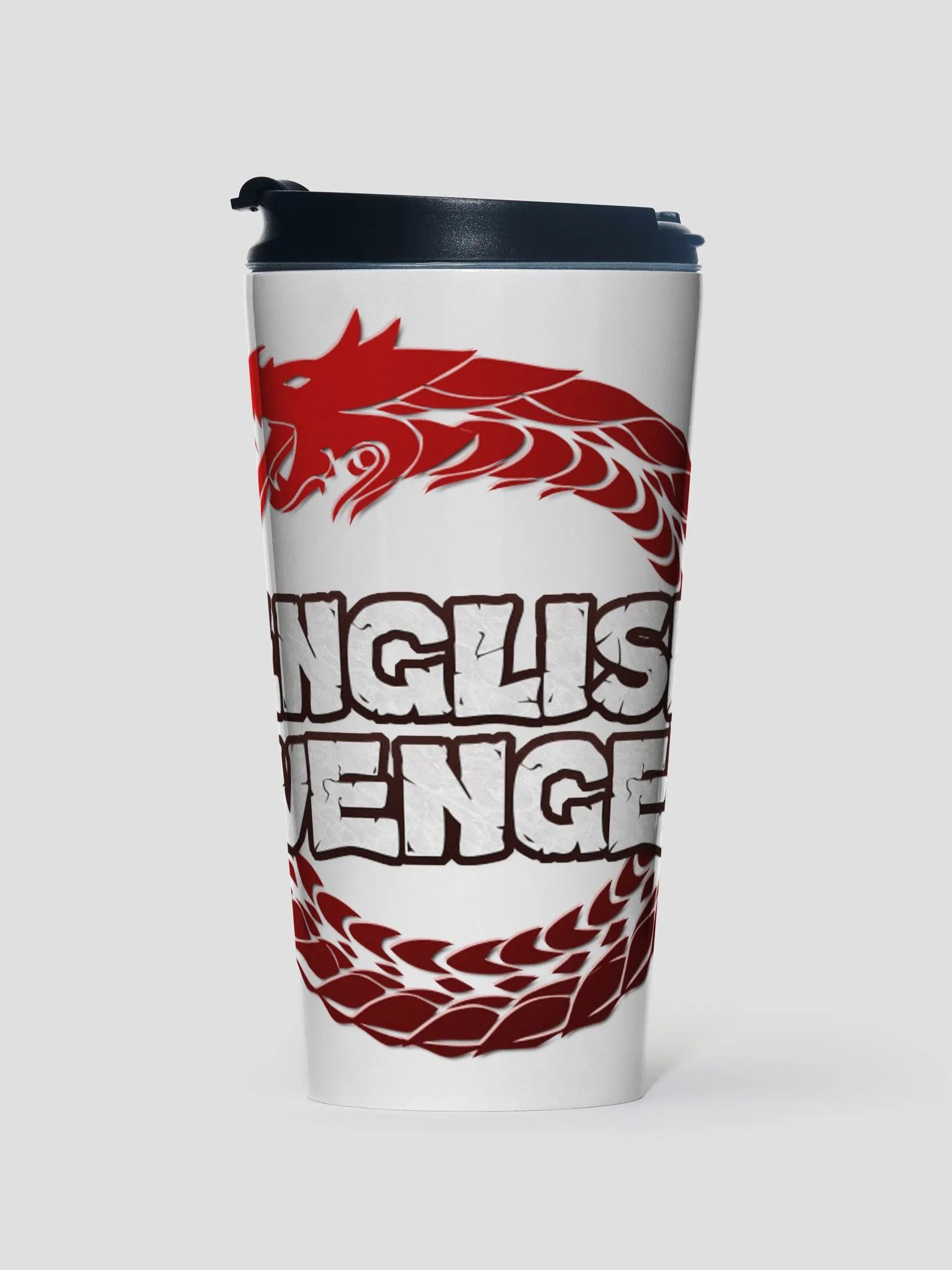 English Avenger Logo Stainless Steel Travel Mug with Lid product image (1)