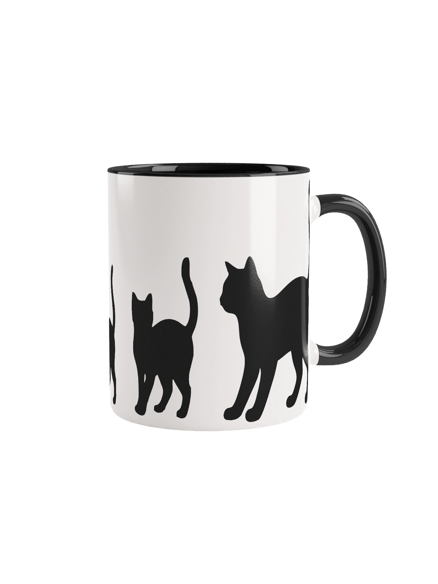 Pawsitive Progression: A Growing Tale of Feline Grace Ceramic Mug product image (2)