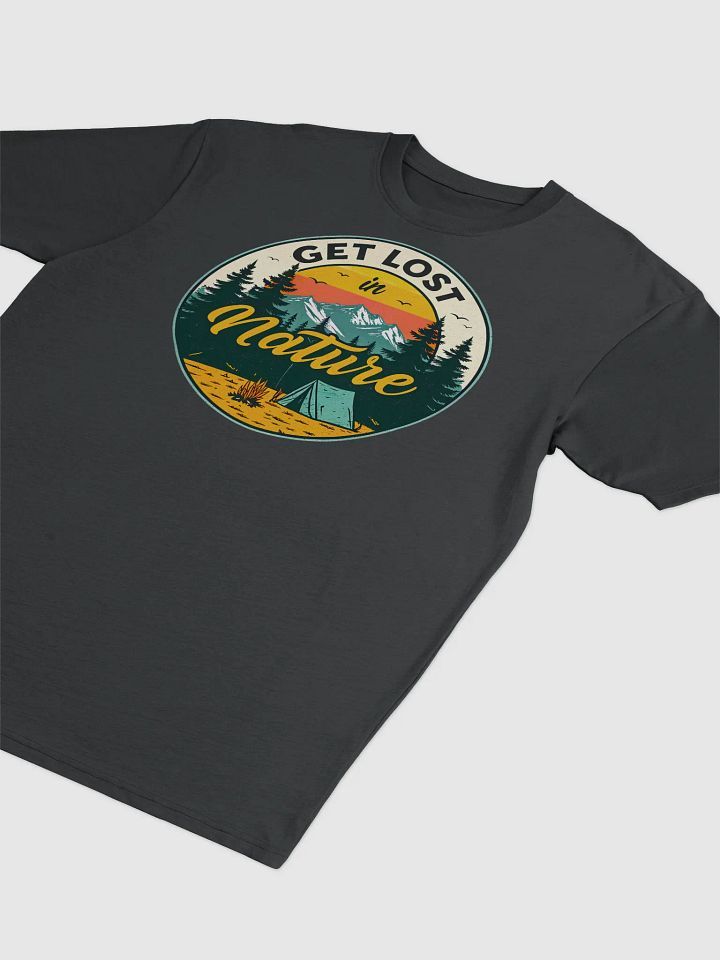 Get Lost in Nature Vintage Camping T-Shirt Design product image (2)
