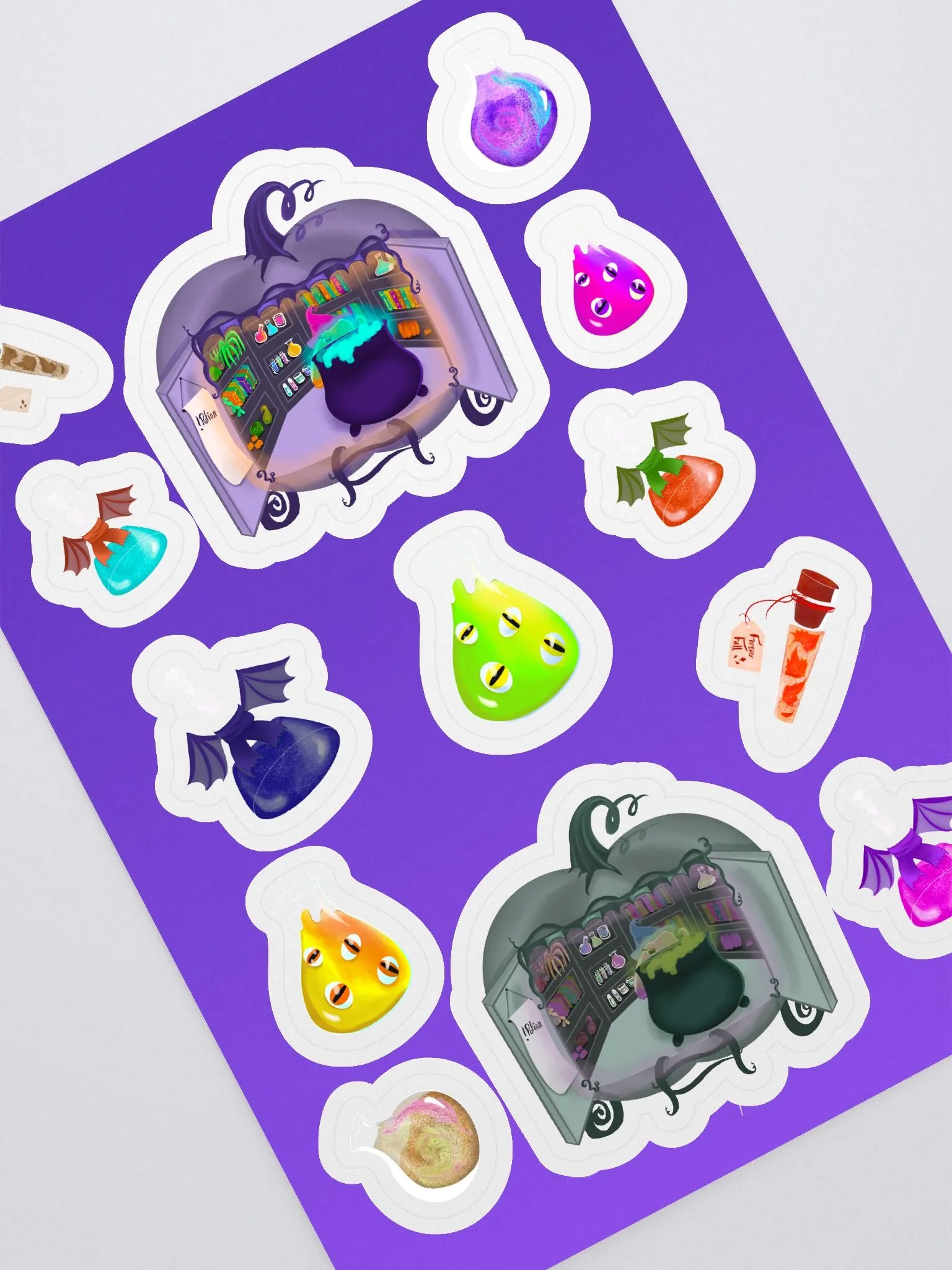 Potions Shop Sticker Sheet - Halloween Sticker Sheet #2 product image (1)