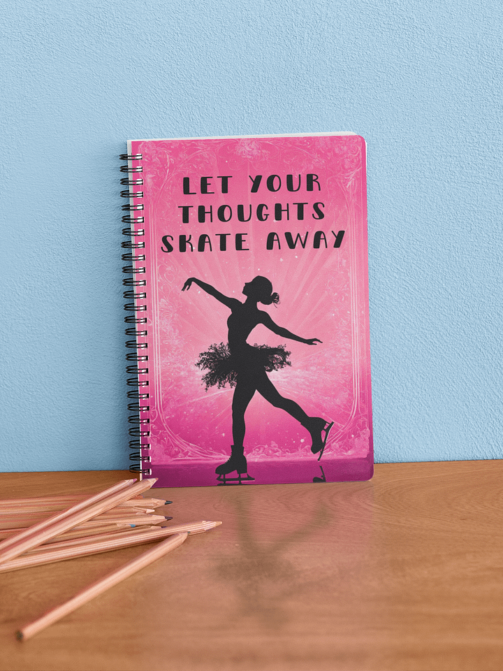 Skate Away Pink Dotted Notebook product image (1)