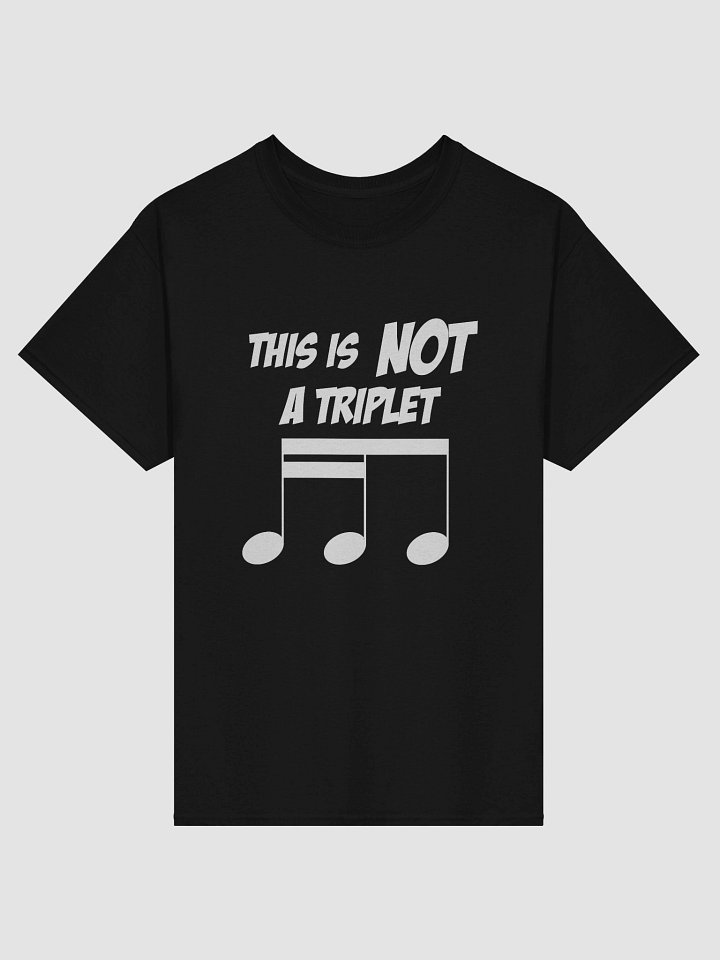 Triplet t-shirt (white text) product image (10)