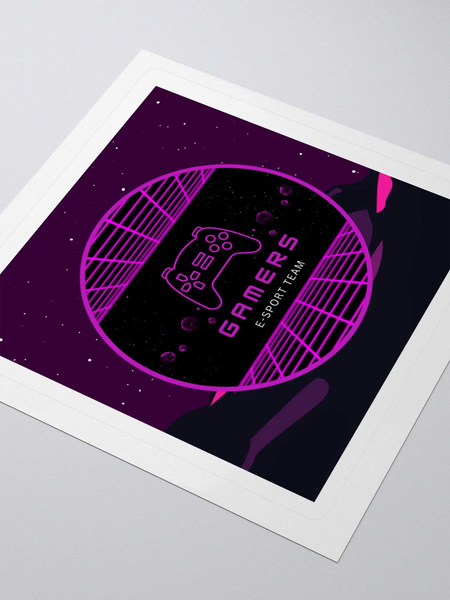 Retro Gamer E-Sport Team Kiss Cut Stickers product image (7)