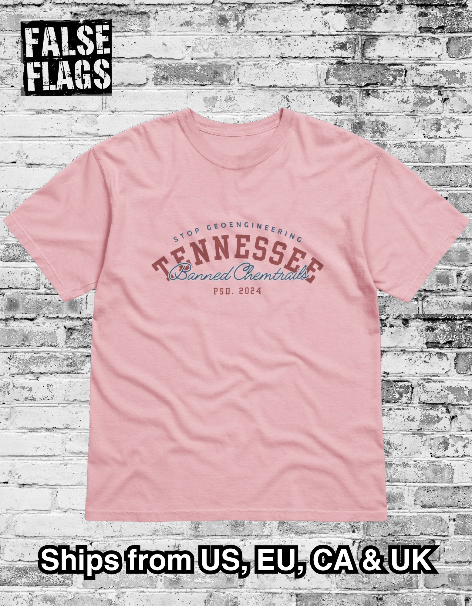 Tennessee Banned Chemtrails - Heavyweight Tee product image (9)